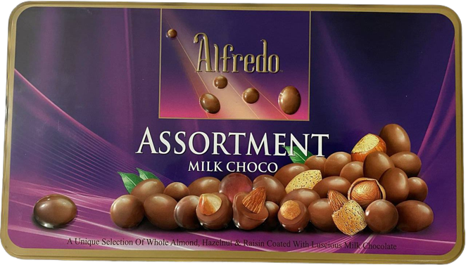 Alfredo Assortment Milk Chocolate 180g