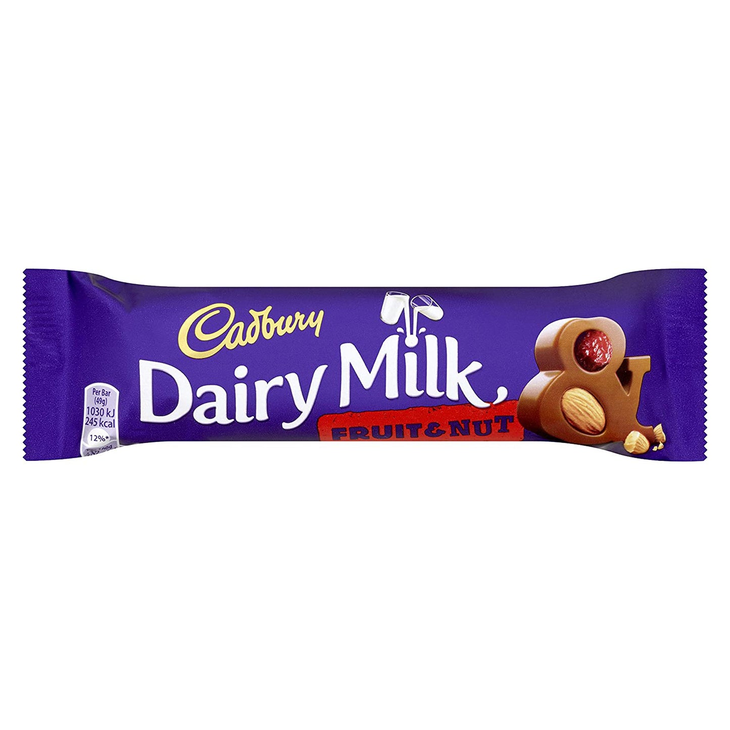 Cadbury Dairy Milk Fruit & Nut Std 49g