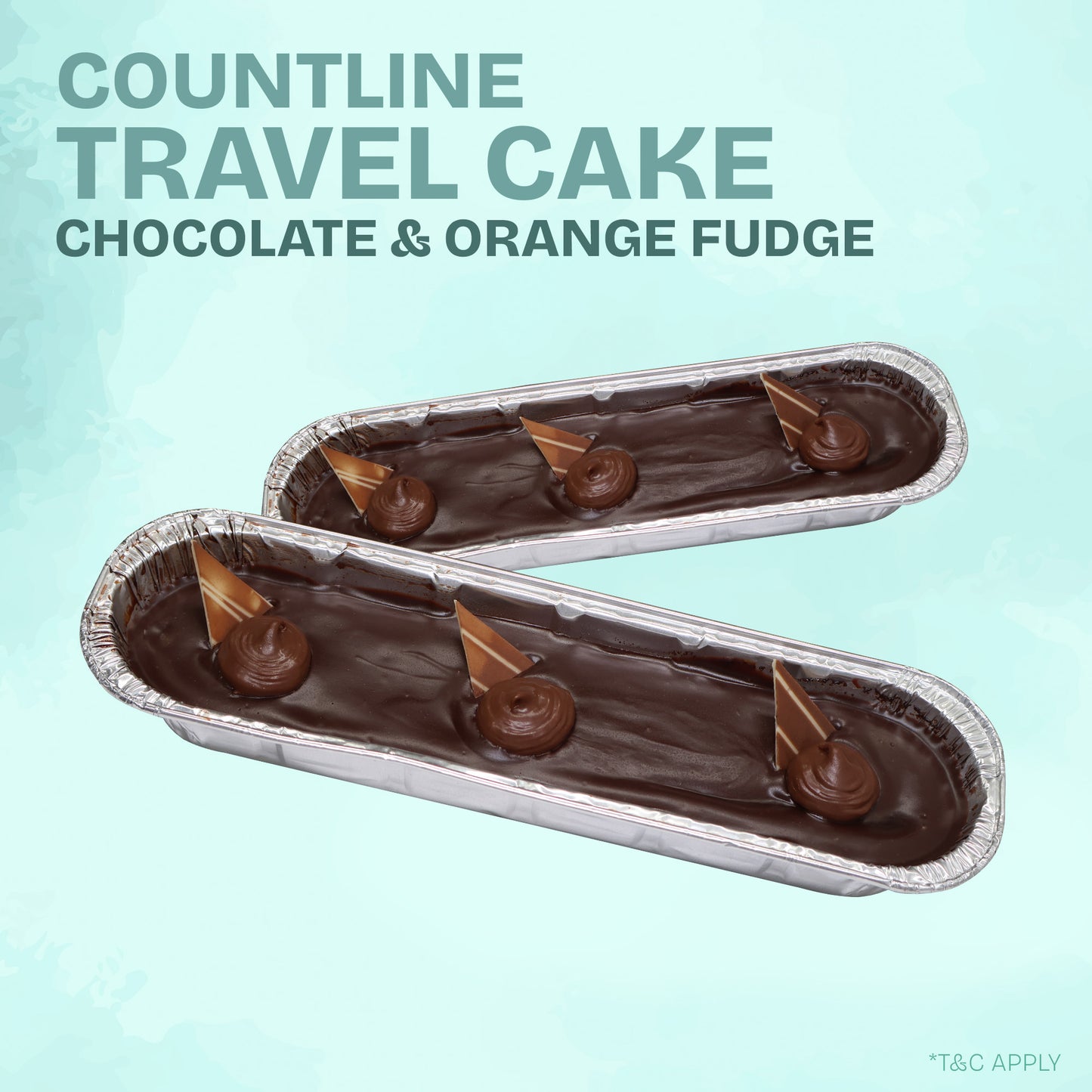 Chocolate and Orange Fudge Travel Cake