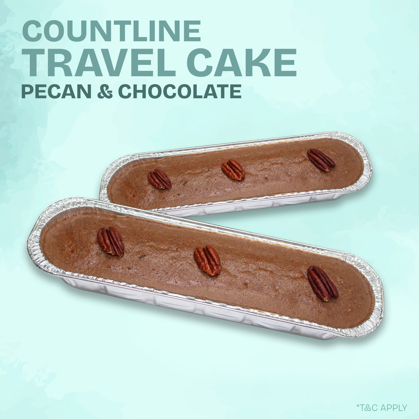 Pecan and Chocolate Travel Cake