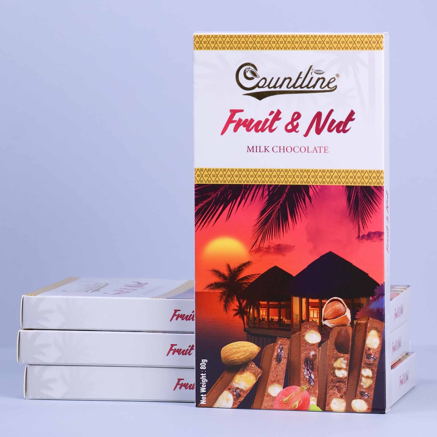 Countline Fruit & Nuts Milk Chocolate Bar 80g