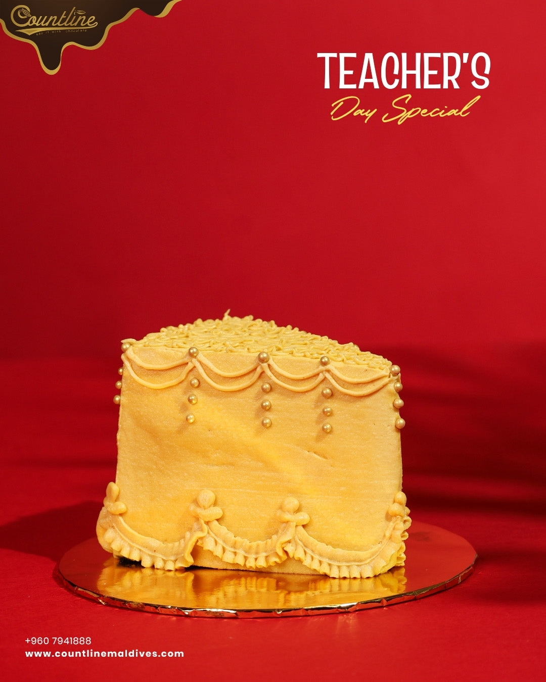 Teacher's Day Special Butter Cake Slice
