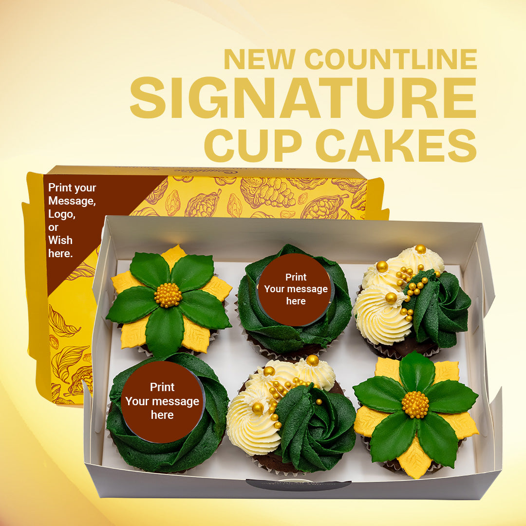 Cup Cake Box Customizable (6 Pcs)