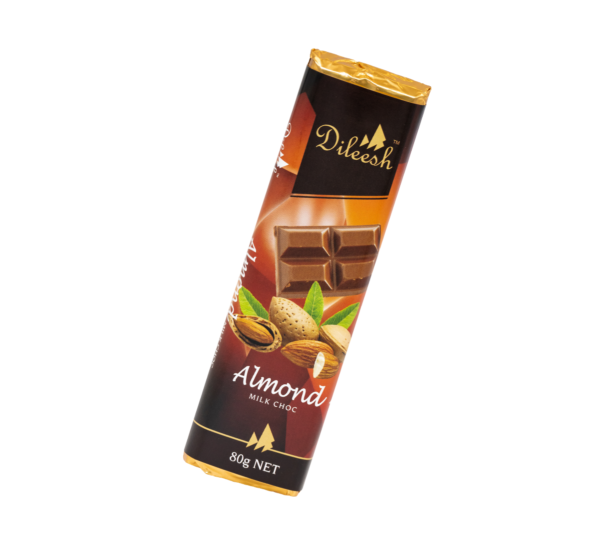 DILEESH BAR 80G ALMOND