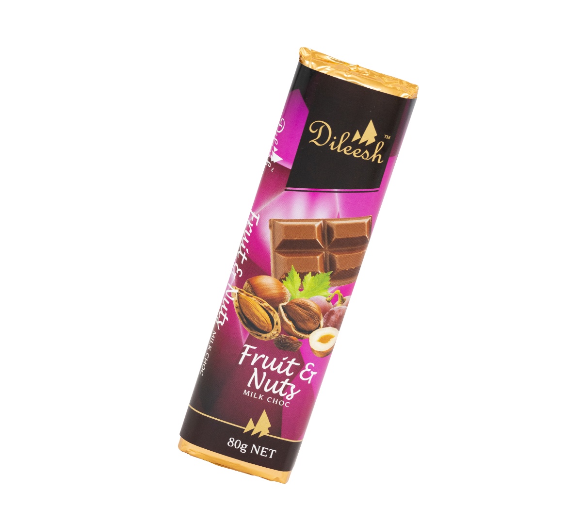 Dileesh Fruit & Nut Chocolate 80g