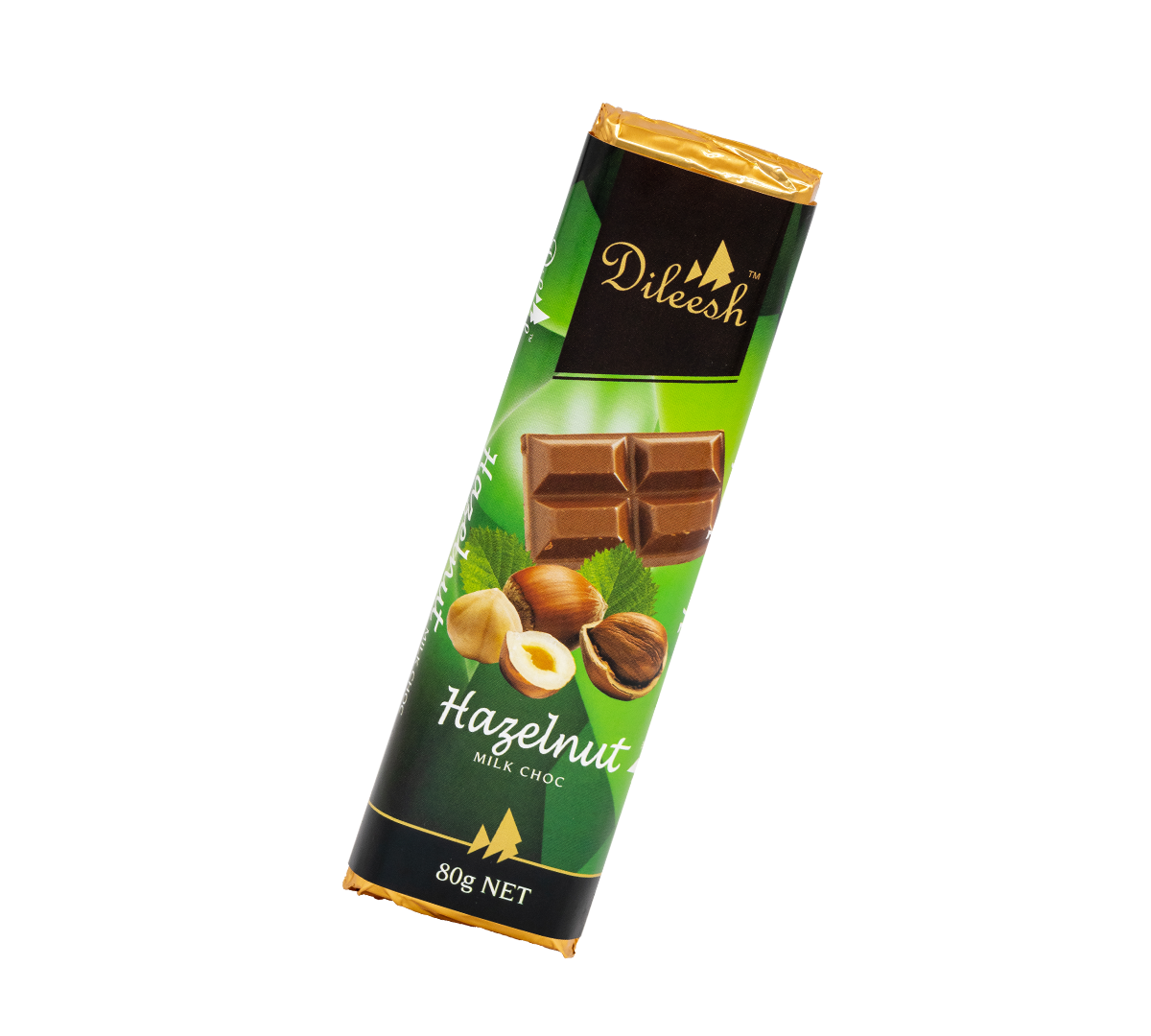 DILEESH BAR 80G HAZELNUT