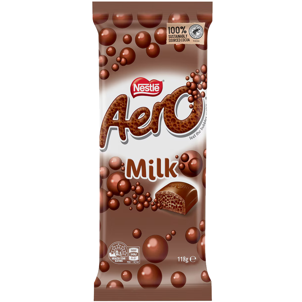 Aero Milk Chocolate 118g