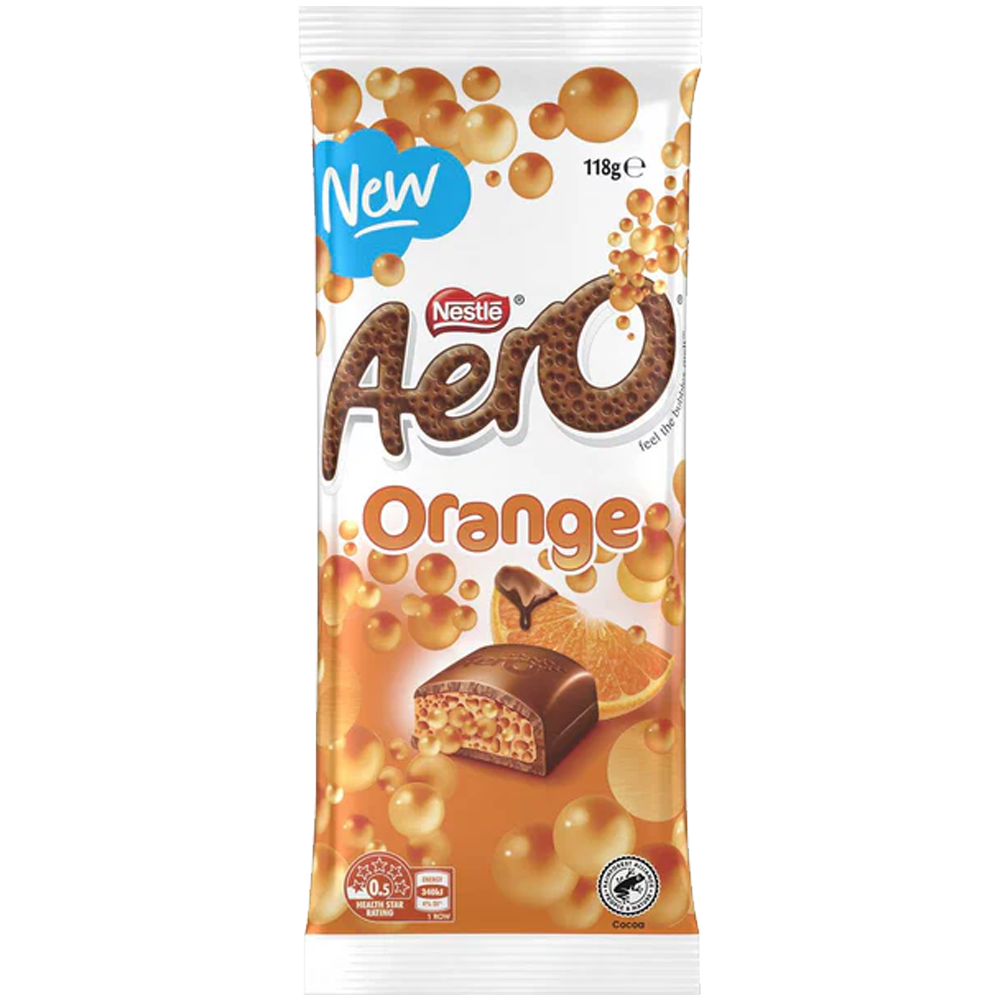 Aero Orange Chocolate 118g