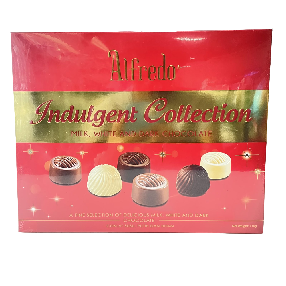 Alfredo Indulgent Collection Milk,White & Dark 110g