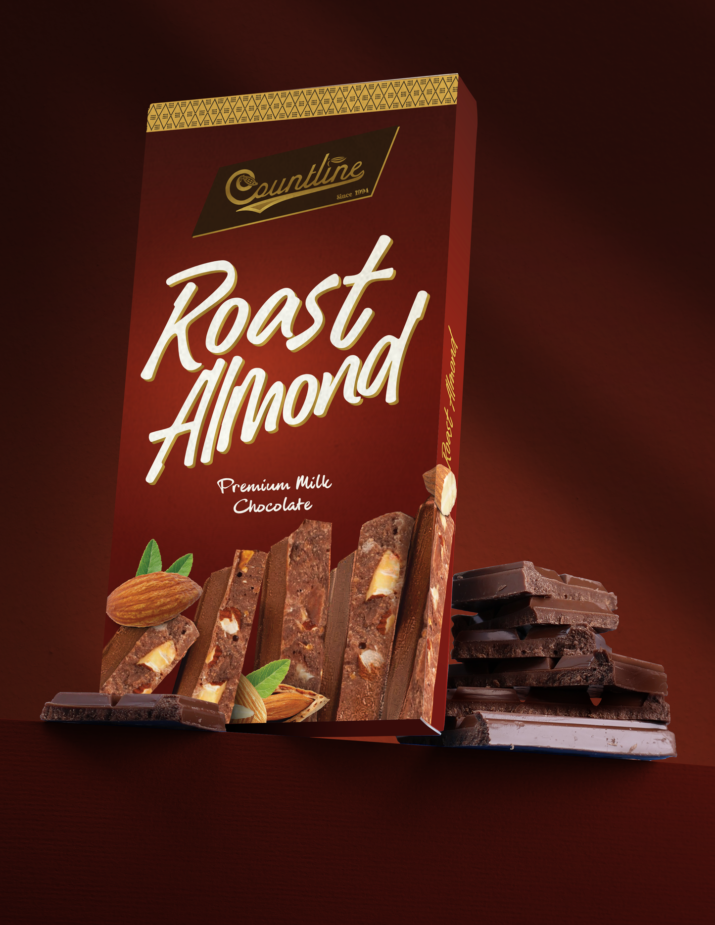 Countline Roast Almond Milk Chocolate 80g