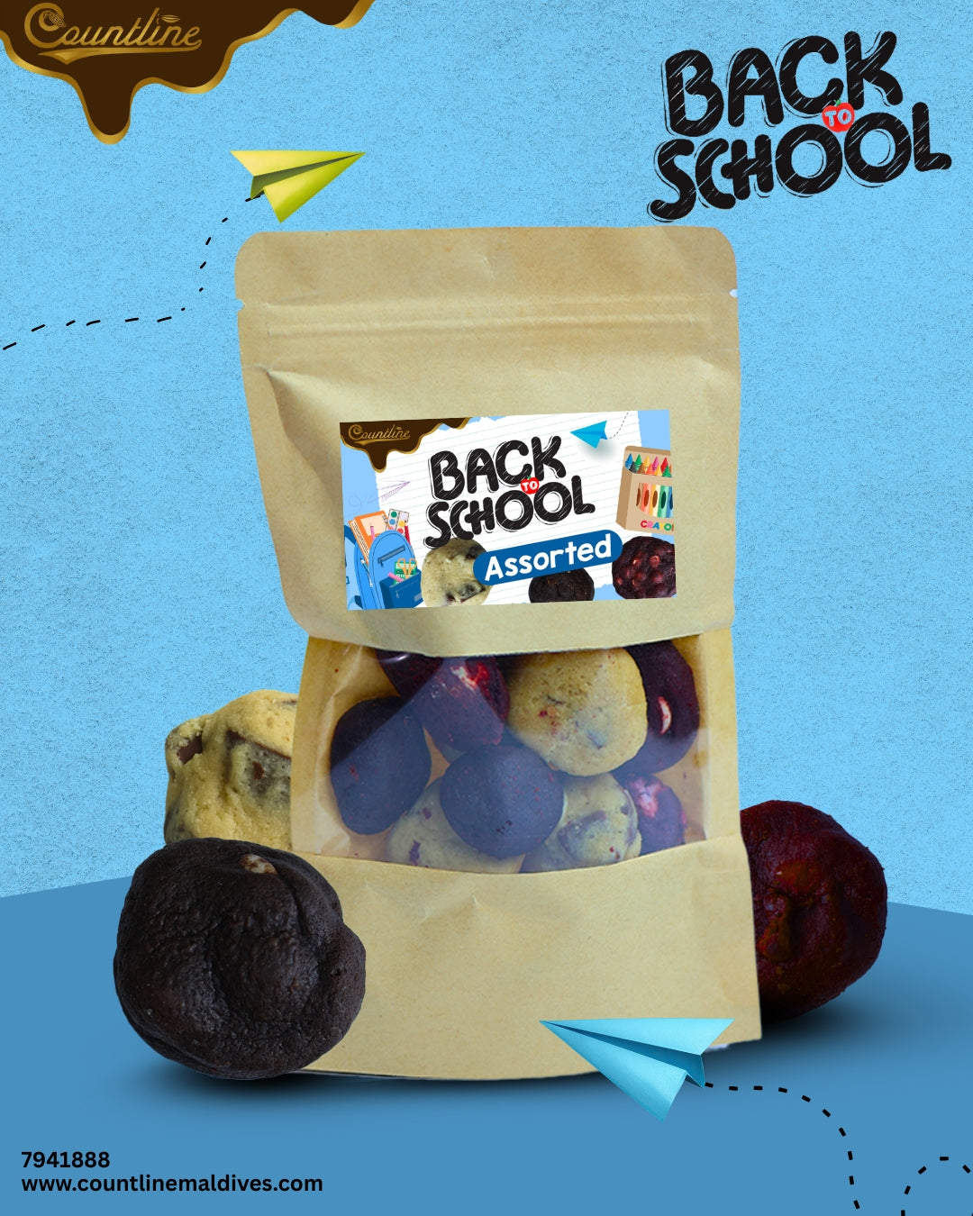 Back to School Assorted Cookie pack