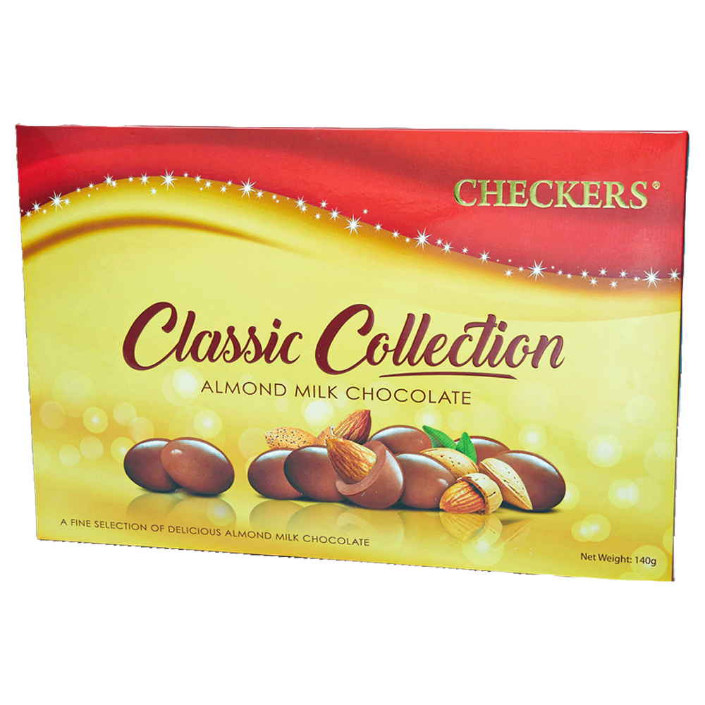 Checkers Classic Almond Milk Chocolate 140g