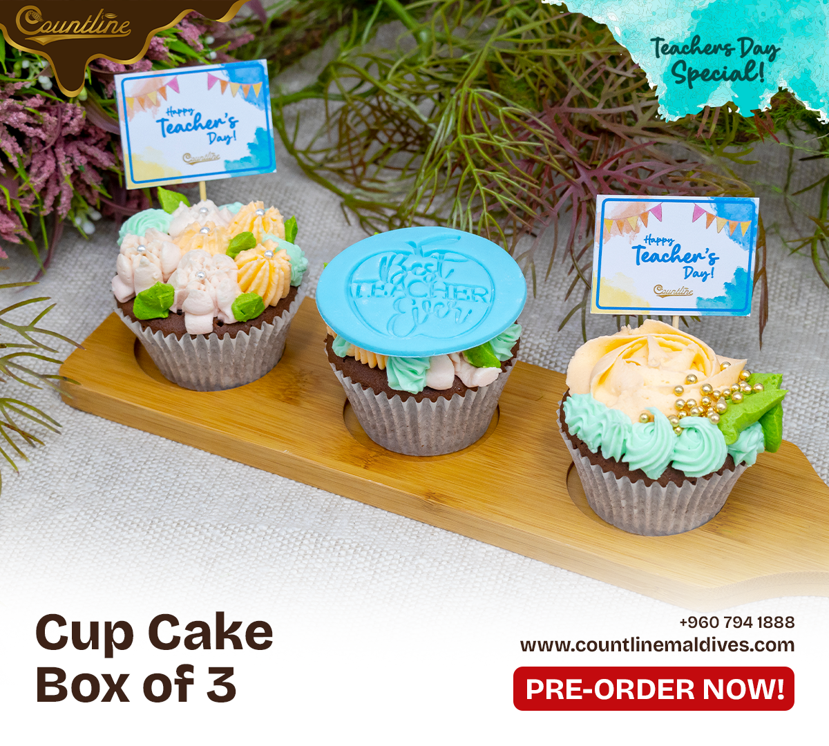 Special Customizable Cup Cakes - Box of 3