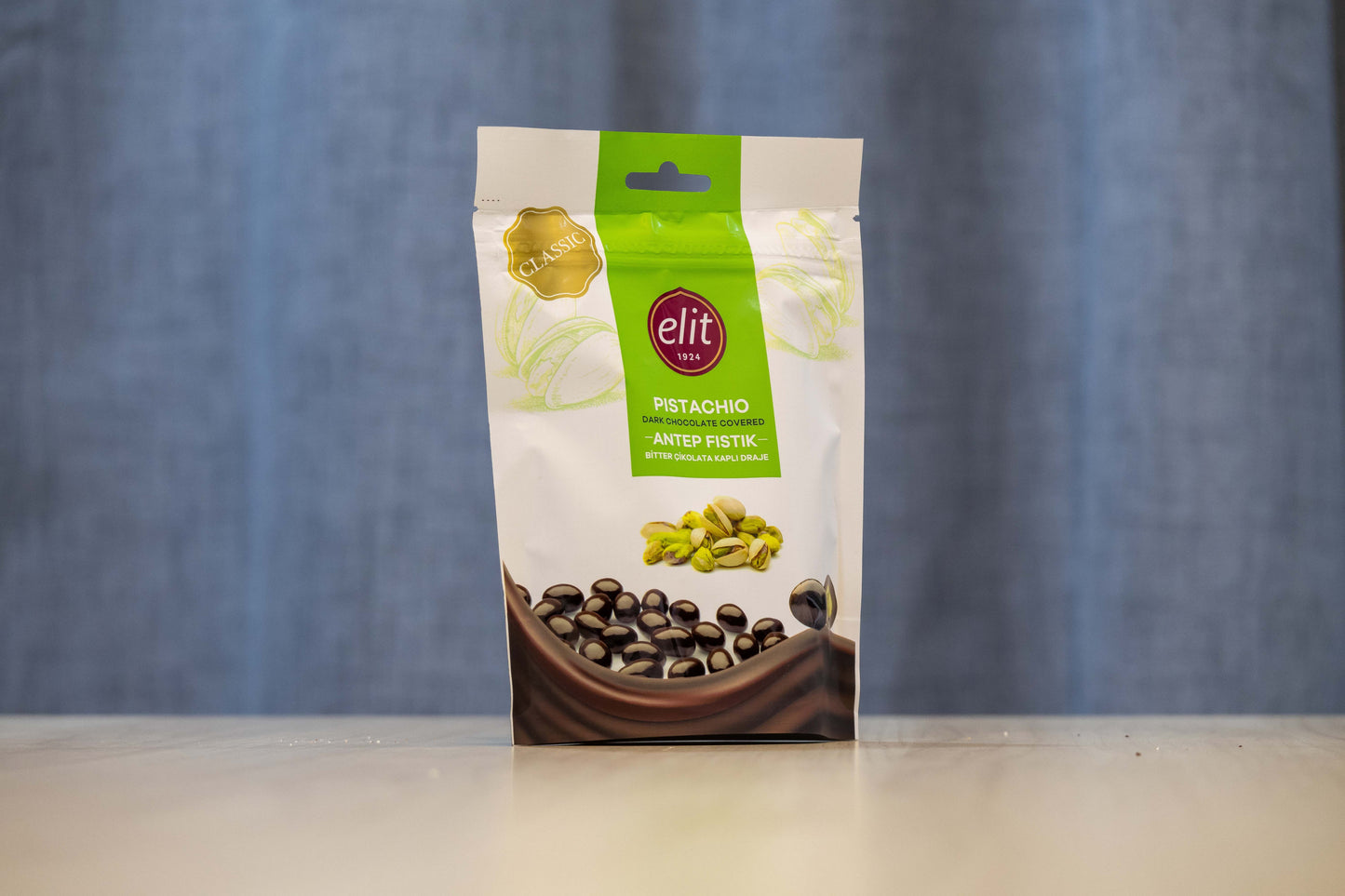 Elit Dark Chocolate Pistachio 125g