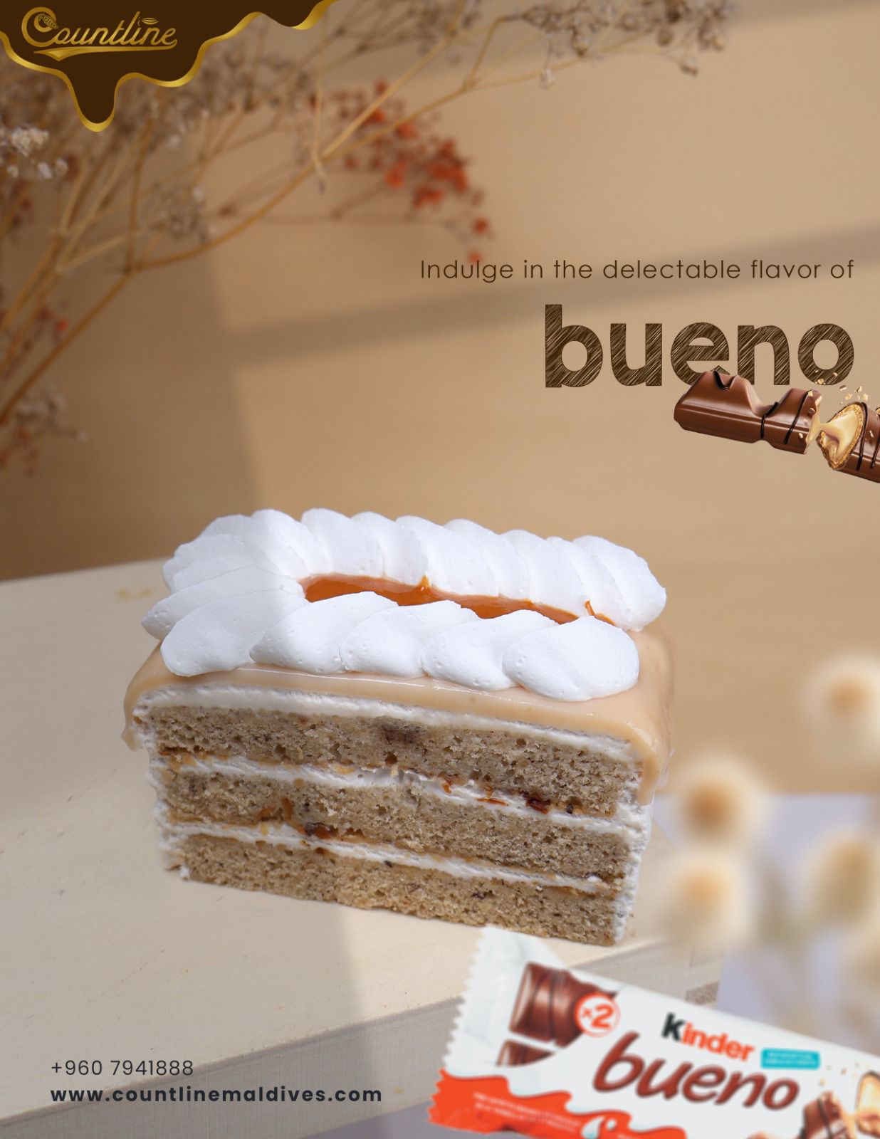 Bueno Cake Slice (6 Pcs)