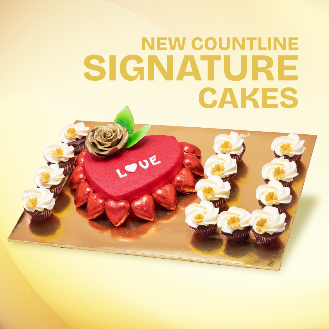 Love Letter Cake with Chocolate Ganache Layer