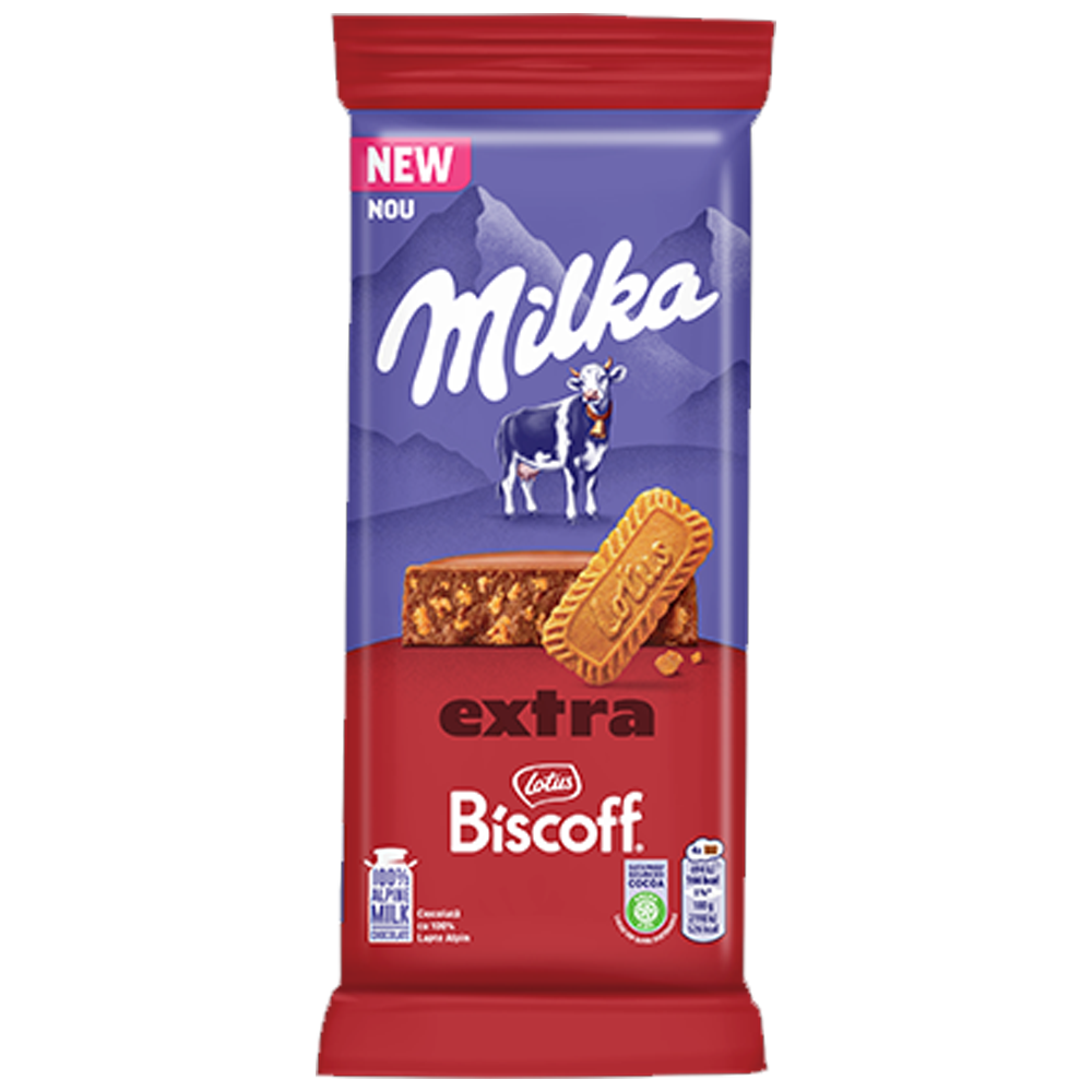 Milka Extra Biscoff Chocolate 190g
