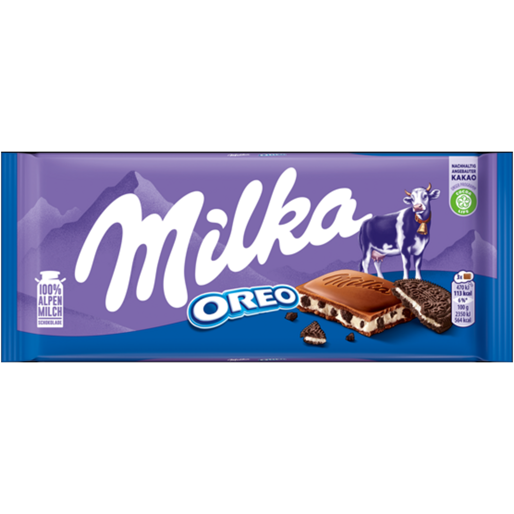 Milka Oreo Chocolate 100g
