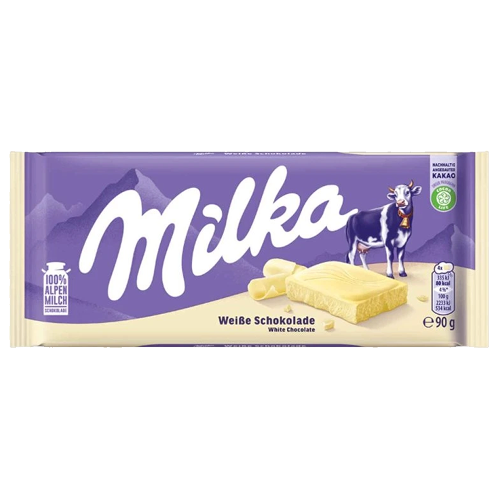 Milka White Chocolate 90g