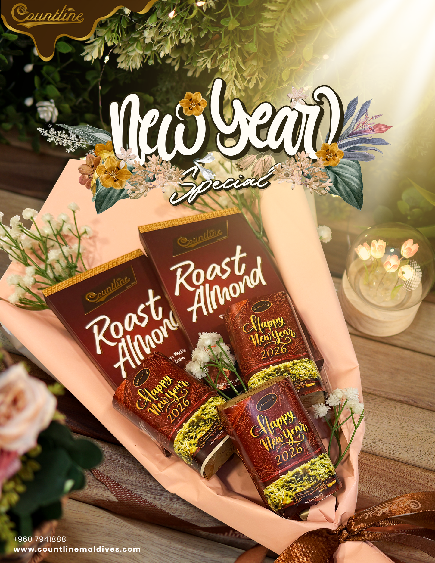 NYE Mini Kunafa X CNL Bars Bouquet