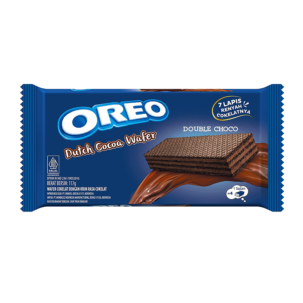 Oreo Wafer Double Chocolate 117g