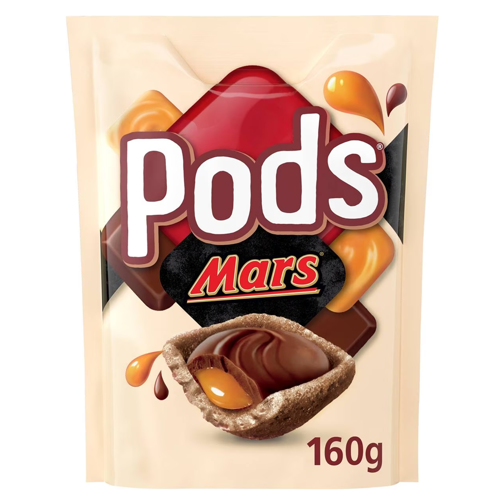 Pods Mars Chocolate Bag 160g