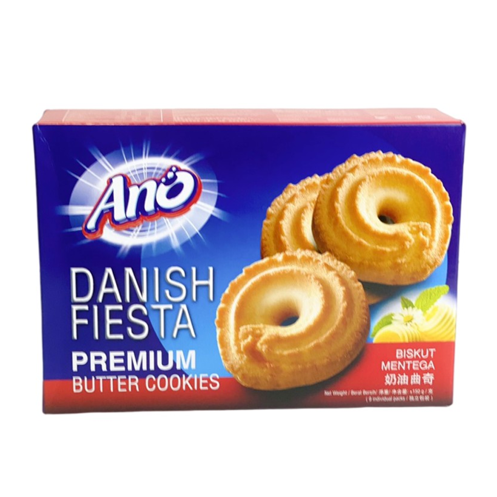 Ano Danish Fiesta Premium Butter Cookies 150g