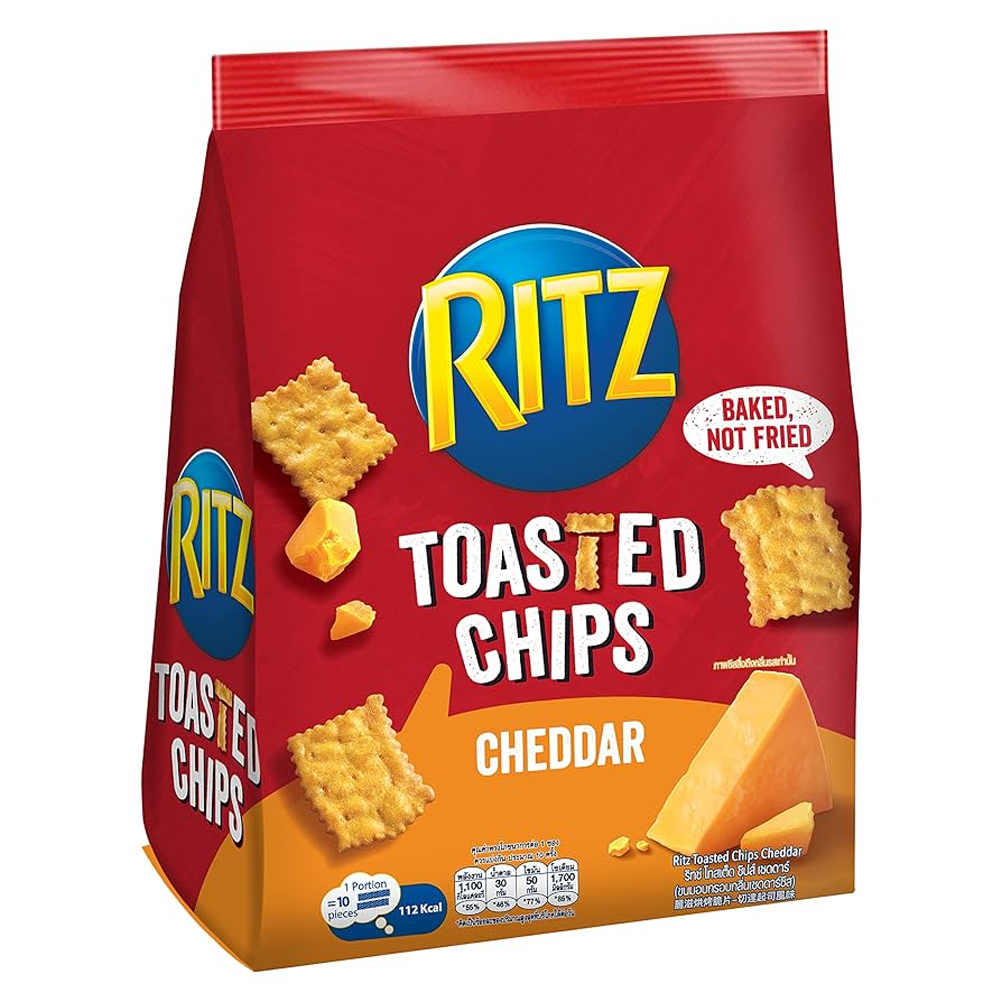 Ritz Toasted Chip Cheddar 229g