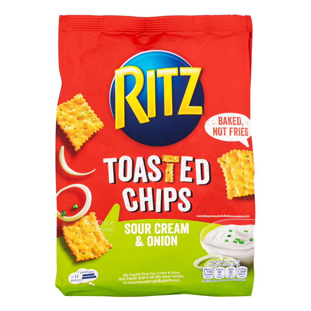 Ritz Toasted Chips Sour Cream 229g