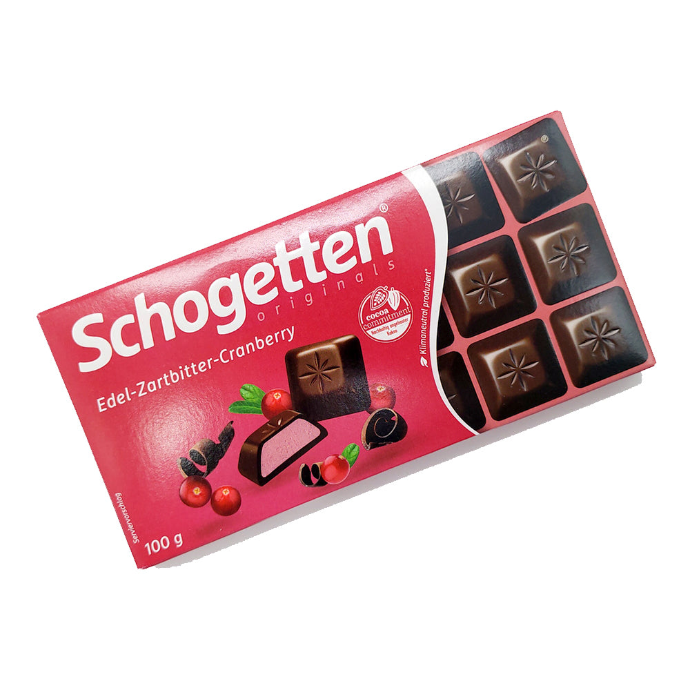 Schogetten Bittersweet Cranberry 100g