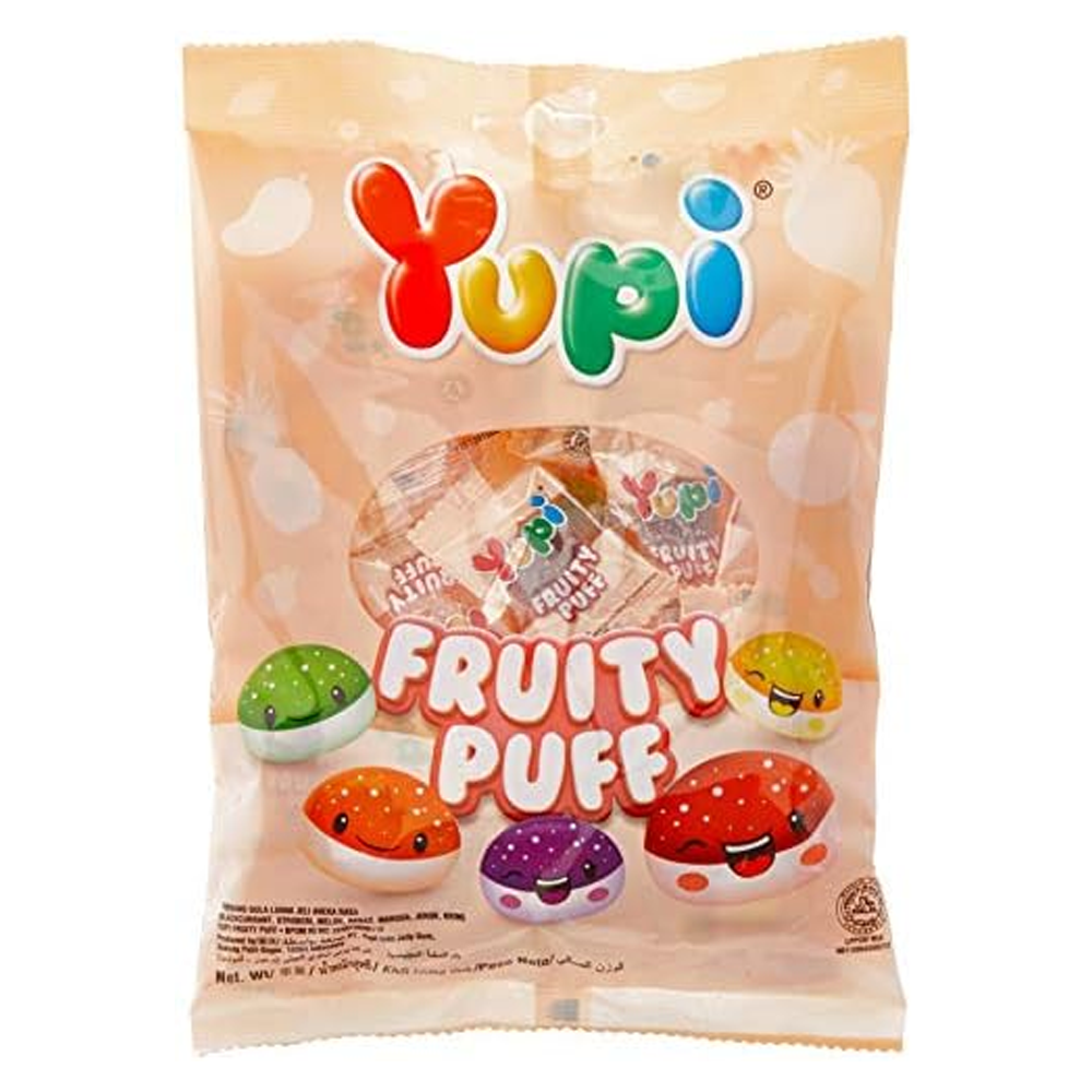 Yupi Fruity Puff Chocolate 120g