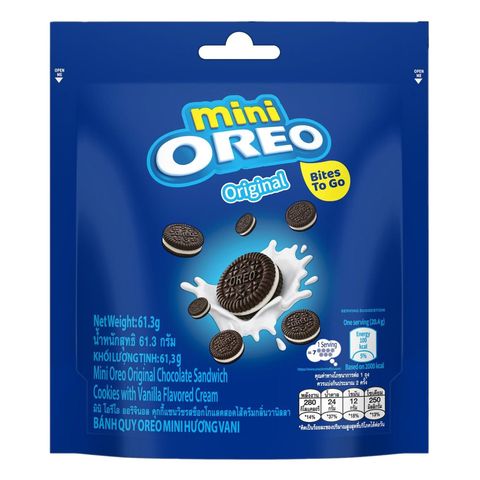 Oreo Mini Vanilla Original Pouch 61.3g