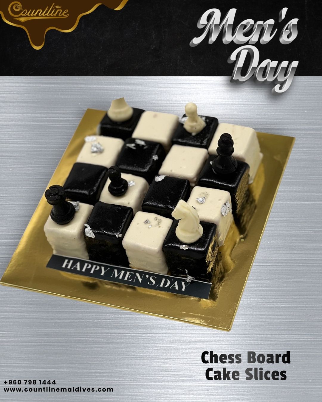 Chess Board Cake Slices