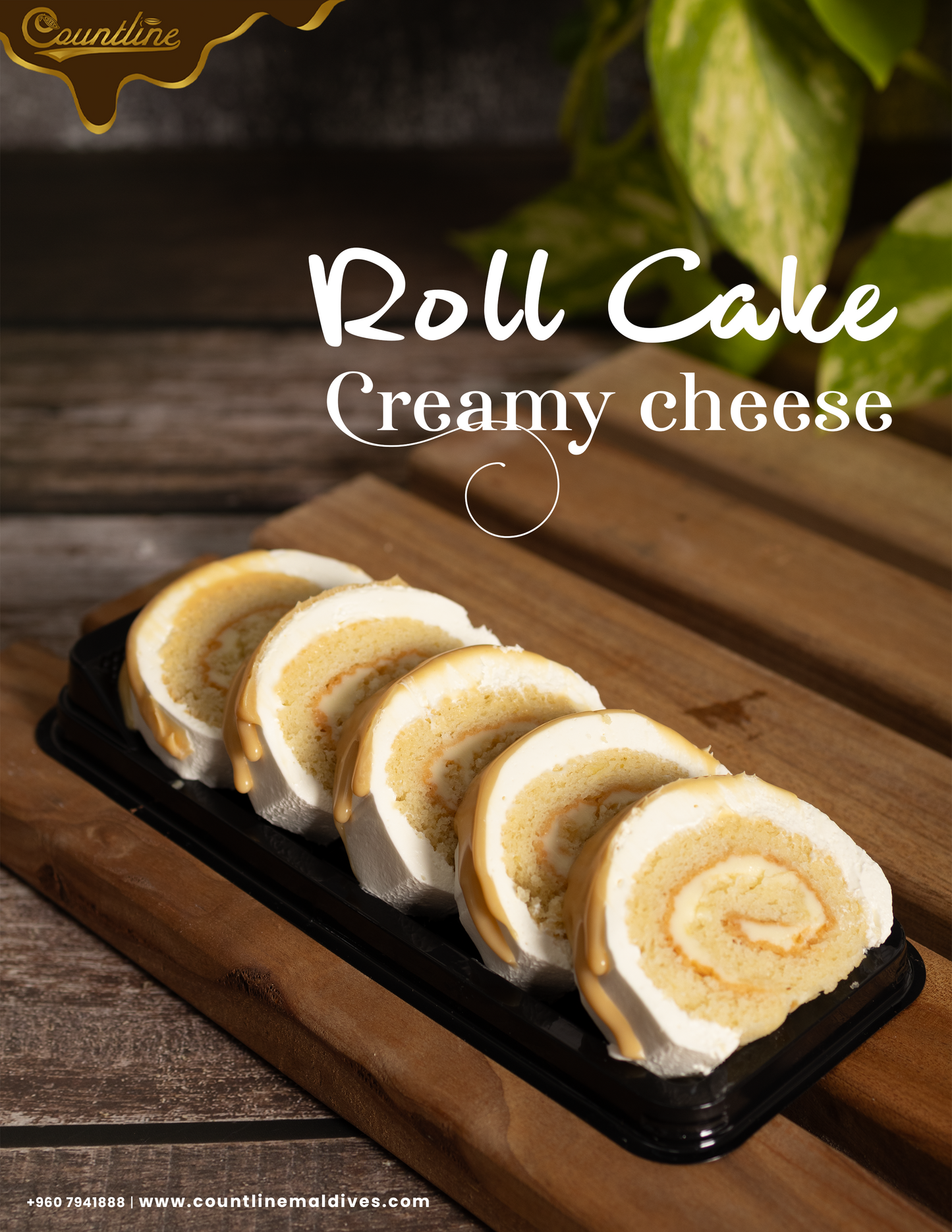 Creamy Cheese Roll Cake