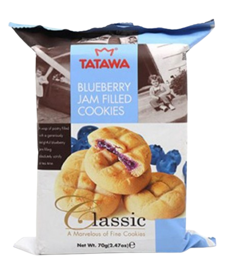 Tatawa Classic Blueberry Jam Cookies 70g