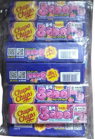 Big Babol Tutti Fruit, Strawberry, Blueberry (13x20g) 240g