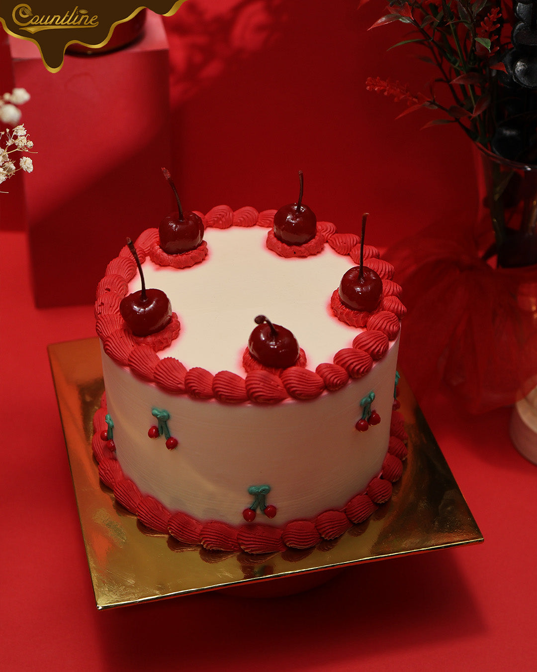 February 14th Special Chocolate Cream Cake (5"x3")