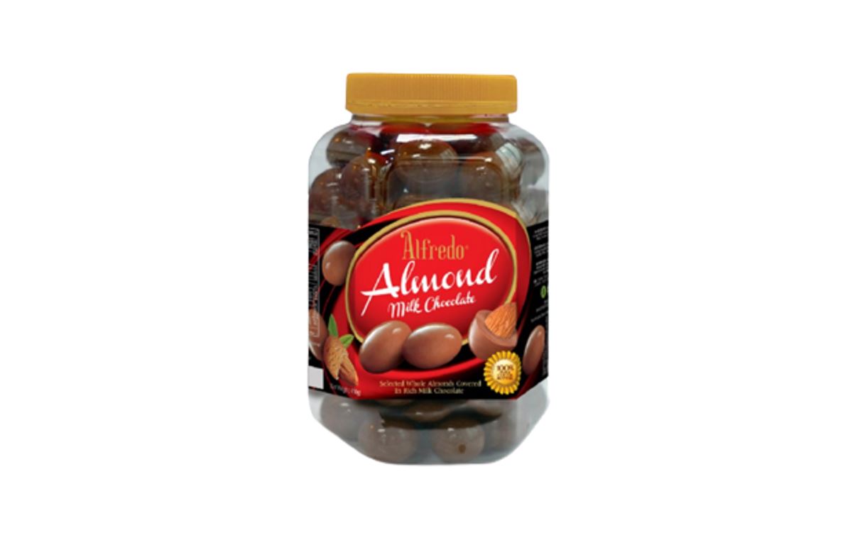 Alfredo Jar Almond Milk Chocolate 400g