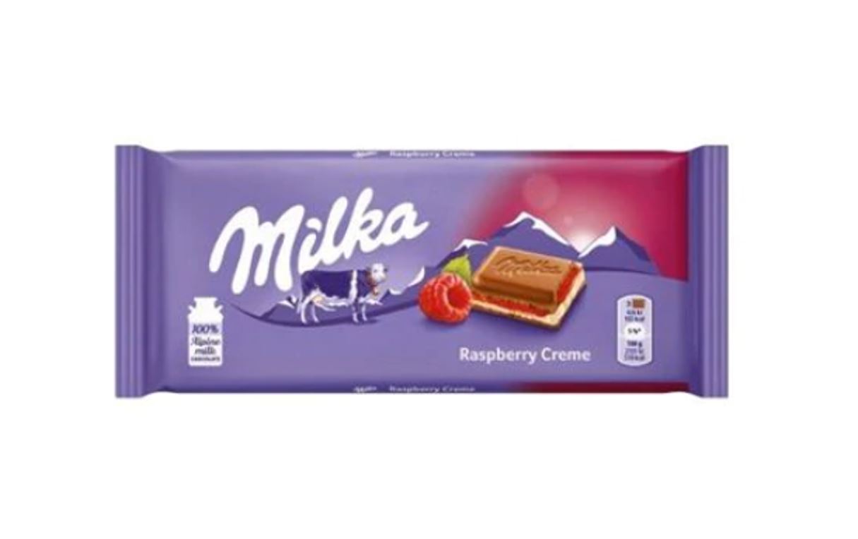 Milka Raspberry Chocolate 100g