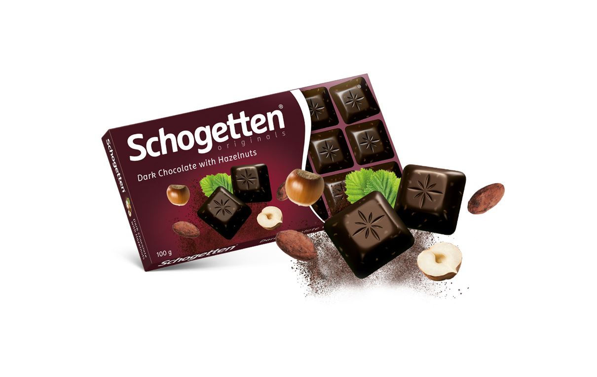 Schogetten Dark Hazelnut (Edel Zartbitter Hasselnuss) 100g