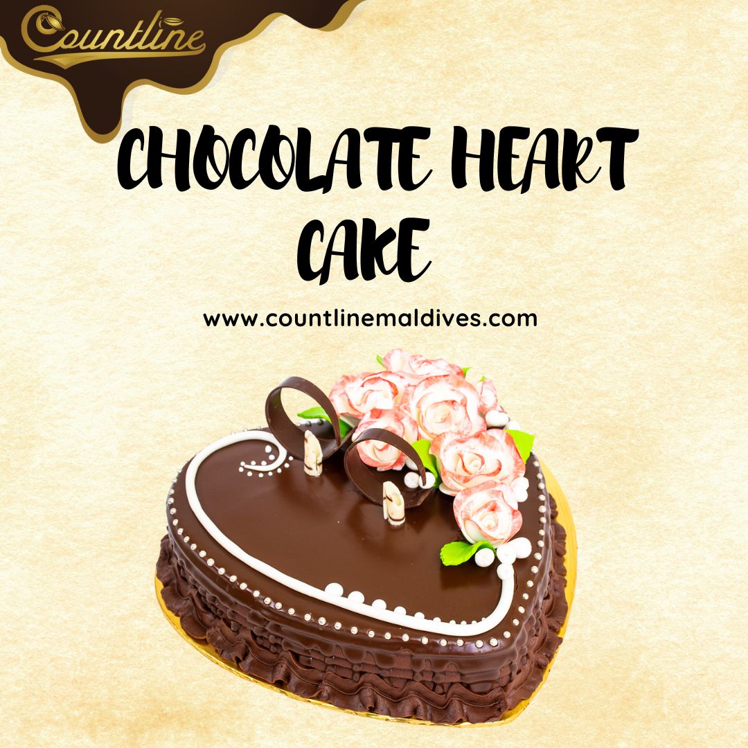 HEART SHAPE CHOCOLATE CAKE
