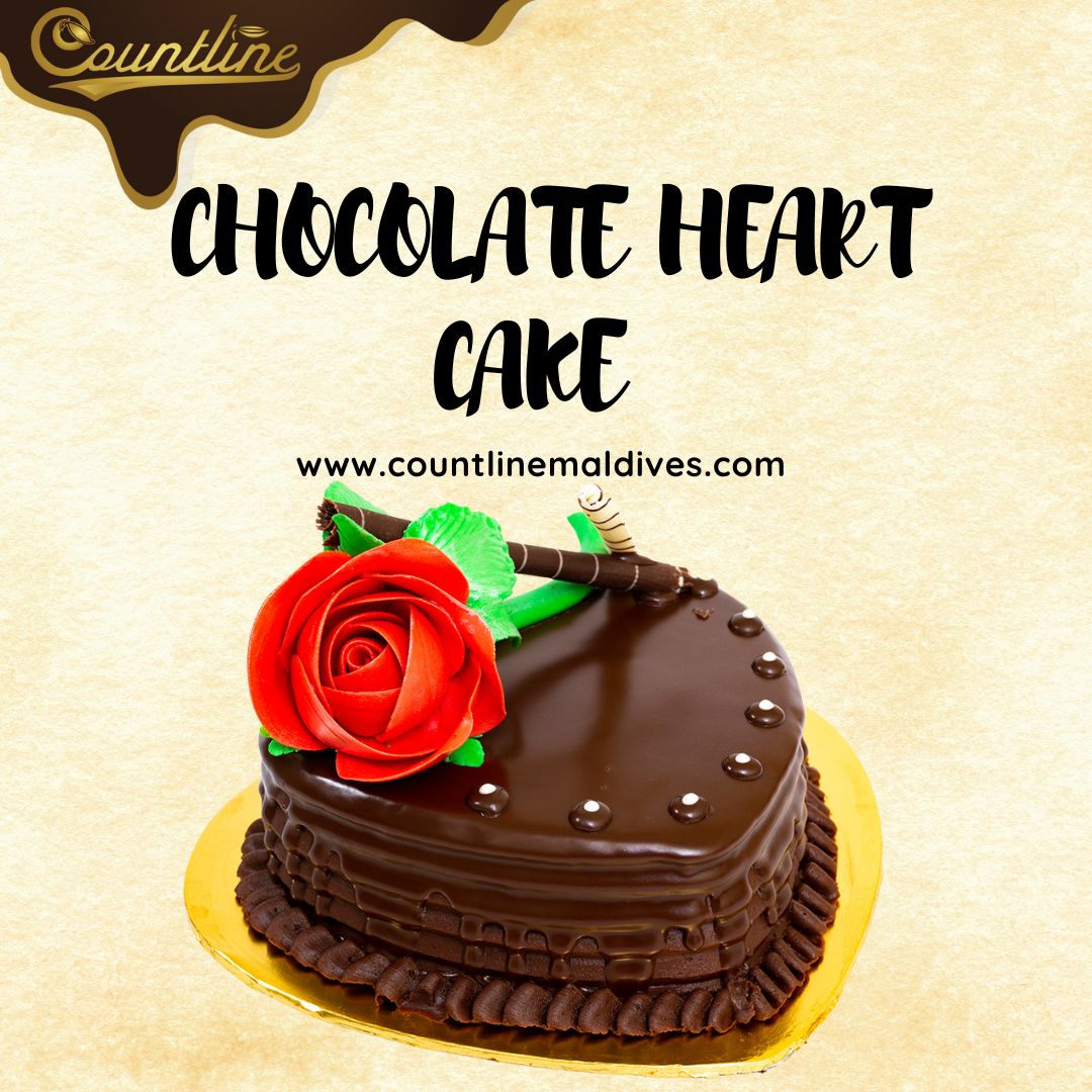 HEART SHAPE CHOCOLATE CAKE