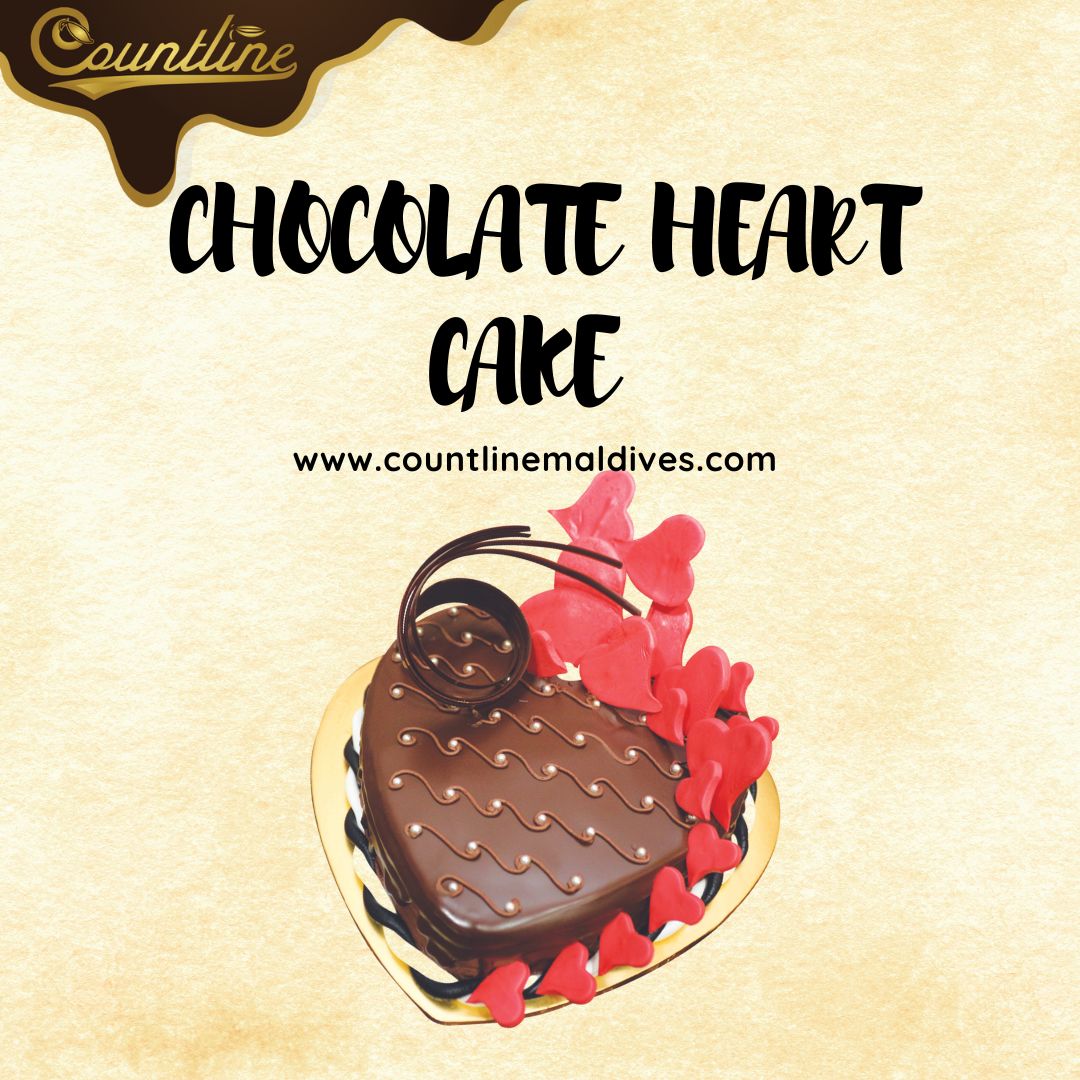 HEART SHAPE CHOCOLATE CAKE