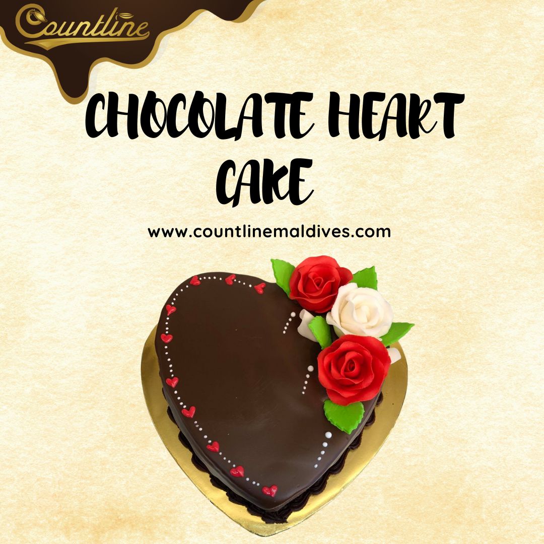 Heart Shape Chocolate Cake