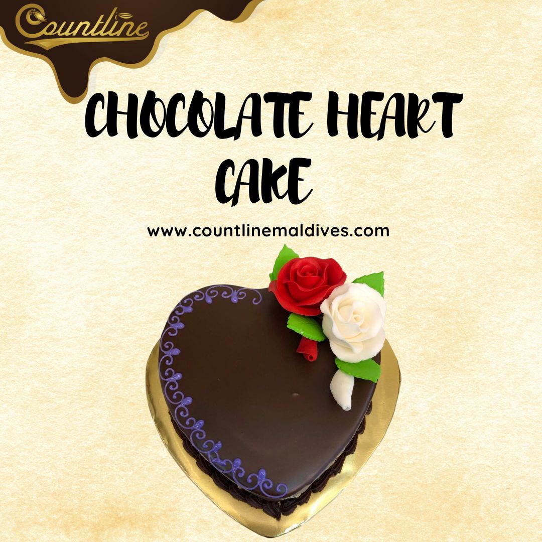 Heart Shape Chocolate Cake
