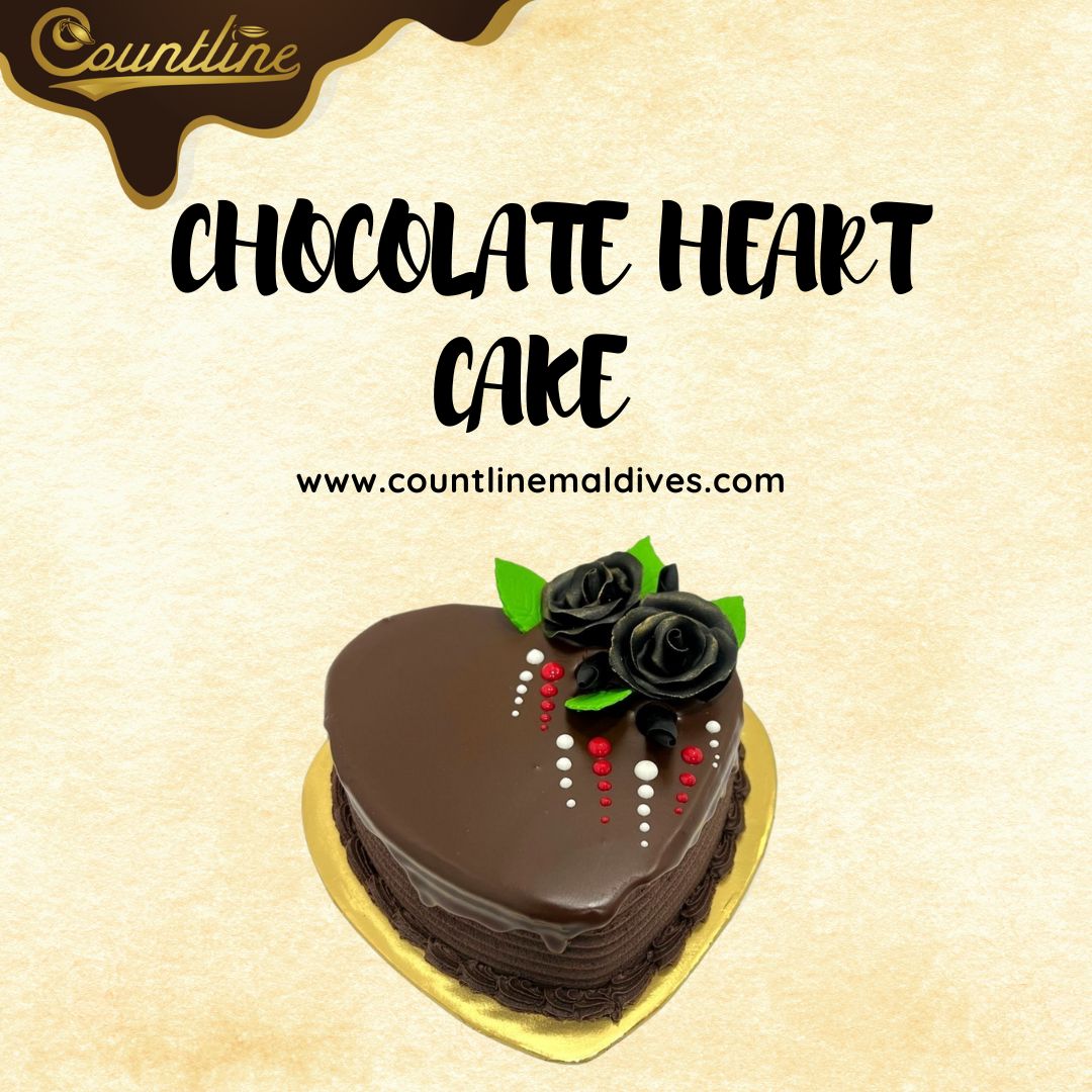 Heart Shaped Chocolate Cake
