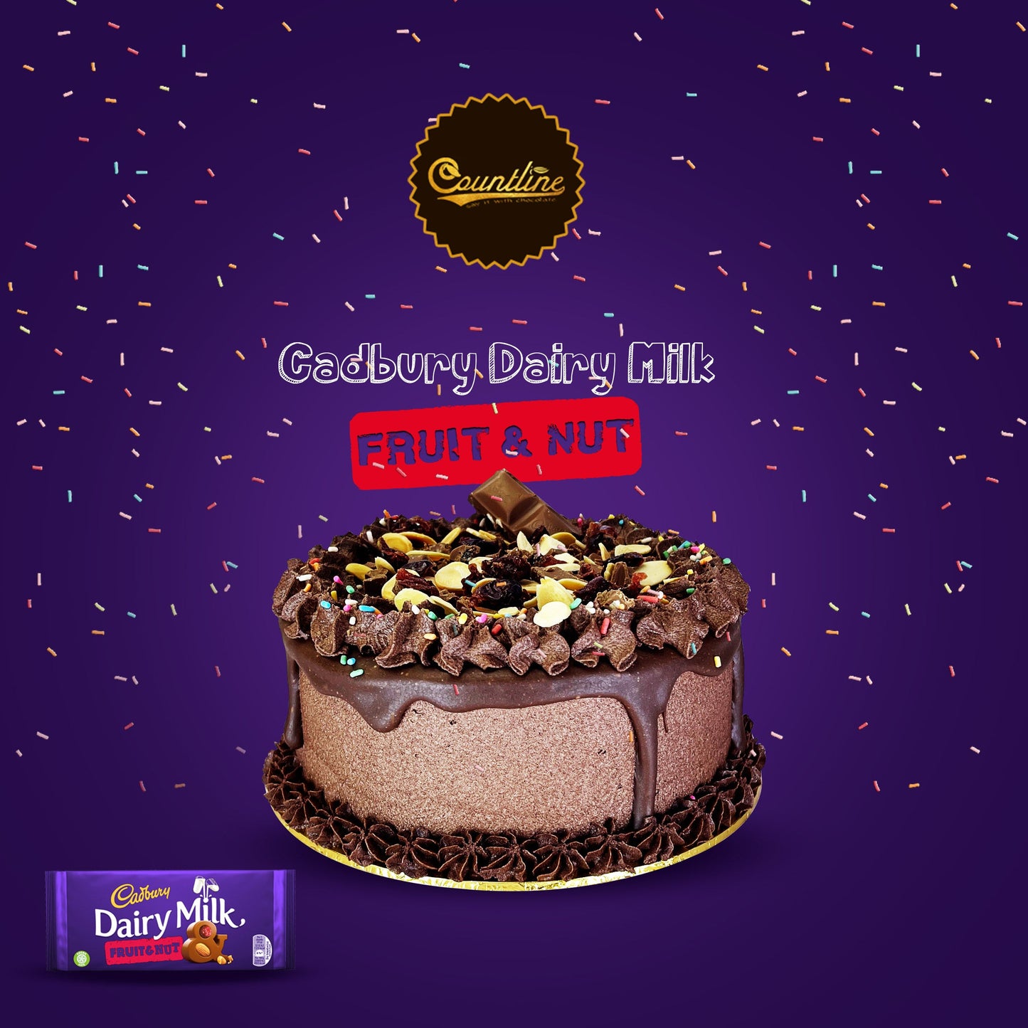 Cadbury Dairy Milk Fruit & Nut Cake