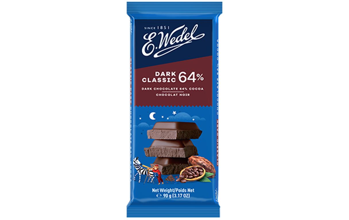 Wedel 64% Dark Classic Cocoa 90g