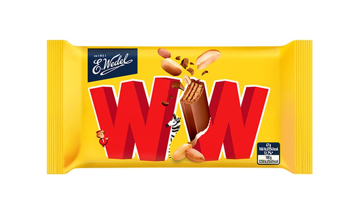 Wedel WW Milk Choc & Peanut Cream 47g