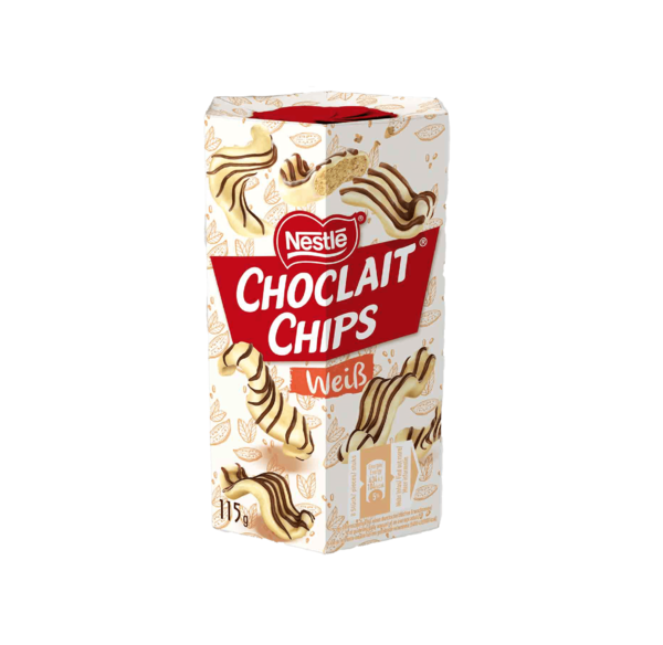 Choclait Chips White 115g